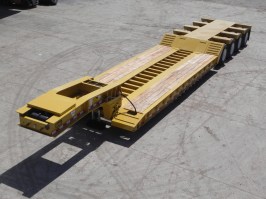 Lowboy Cama baja cuello de ganso (rigida) para 80 ton