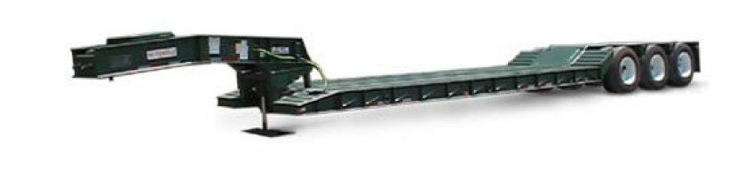 Lowboy Cama baja cuello de ganso (rigida) para 50 ton