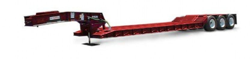 Lowboy Cama baja cuello de ganso (rigida) para 60 ton